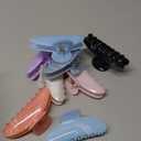 8 Pcs Large Acrylic Hair Claw Clips for Women Non slip Strong Hold Clamps for Thick and Thin Hair(Marble,Variation Color)