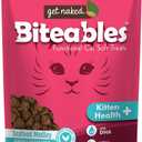Get Naked Biteables Natural Soft Treats for Cats, Kitten Health Plus, Seafood Medley Recipe, 3 oz, 1 Pouch