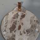 Mud Pie Round Marble Board; 15 1/2" x 14"