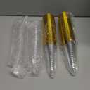 SUREHOME Gold Champagne Flutes Plastic Champagne Glasses Disposable 40 Pack 5Oz Gold Rim Crystal Stemware Wedding Toasting Wine Mimosa Glasses Cups Bulk for Birthday New Years Eve Party Supplies 2026