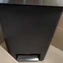 Rubbermaid Premier Series III Step-On Trash Can for Home and Kitchen, with Stainless Steel Rim, 12.4 Gallon, Charcoal, for Home/Kitchen/Garage/Apartment/Office