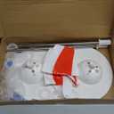 Gejoy 2 Set Carnival Balloon Column Stand Kit with 123 Pcs Carnival Balloons 9 Pcs Carnival Cards 6.5 ft Adjustable Balloon Tower Pillar with Metal Telescopic for Carnival Circus Party Decorations