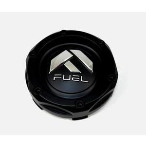 Fuel Matte Black Center Hub Cap 4-1/8"OD 7/8"H Snap-In Closed-End 1003-46MB 1pc