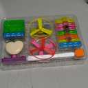 E-Blox Building Blocks STEM Circuit Kit, 59 Projects, Build Your Own Fan Launch Light Show, Science Projects, Birthday Gift, Boys, Girls, 8+