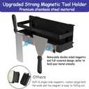 Geesta Upgraded Griddle Caddy for Blackstone 28"/36" Griddles/Weber Grill/Prep Cart, BBQ Grill Accessories Space Saver with Magnetic Tool Holder & Paper Towel Holder