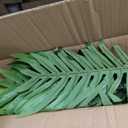 4 ft Artificial Palm Tree with 18 Trunks- Fake Palm Tree Fake Tropical Paradise Palm Tree in Pot with Real Bark Design and Adjustable Branches, Faux Palm Plant for Indoor Home Office Modern Decor