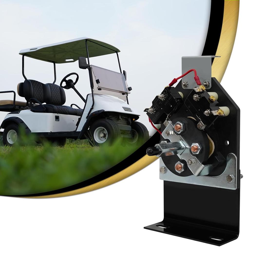 Heavy Duty Forward and Reverse Switch Assembly, Golf Cart Forward and Reverse Switch for 1994-UP Electric EZGO TXT, Replaces OEM# 70578-G01