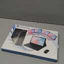 for iPad 9th / 8th / 7th Generation 10.2 inch & iPad Air 3rd Gen & iPad Pro 10.5 inch Case with Keyboard 7 Color Backlit - Built in Pencil Holder with Mouse (Black)