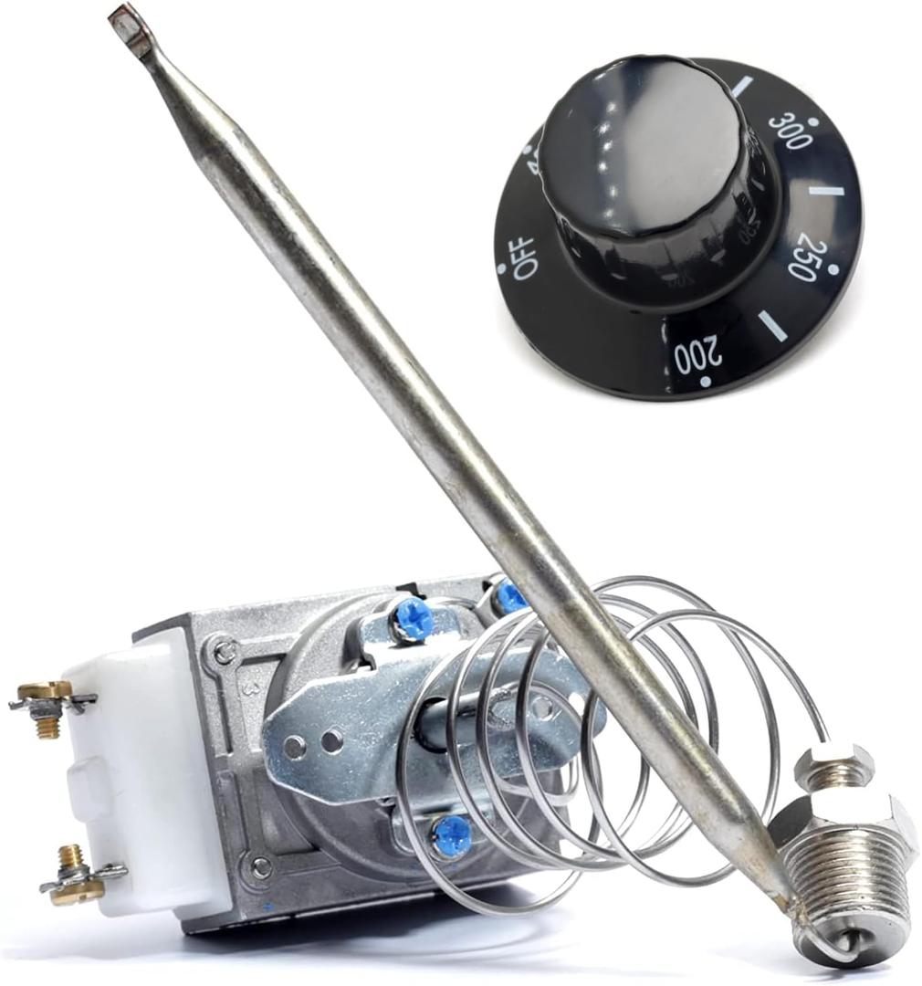 RX-2-24 Thermostat for Fryer 3/8" Mpt Stuff Box, 00-913153 Thermostat RX Series Millivolt Thermostat RX-10-24 compatible with ROBERTSHAW, compatible with Adcraft deep Fryer, 200-400F