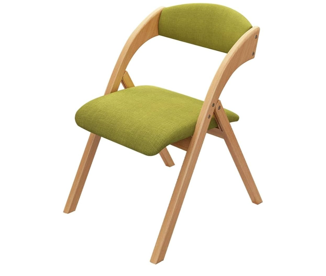 Folding Chairs with Padded Seats,Home Comfortable Dining Chair Learning Chair, Single Comfortable Backrest Lounge Chair On The Balcony, Portable, Bearing 100kg