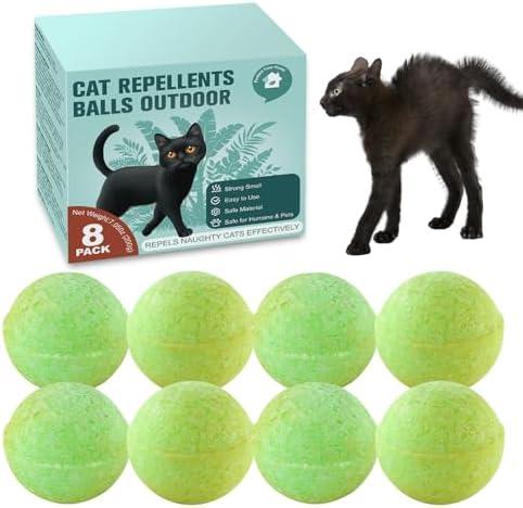 Cat Repellent Ball,Prevents Cats from Entering Botanical Gardens, courtyards, lawns, Gardens, and Furniture Areas, deterring Scratching and Chewing. Suitable for Both Indoor and Outdoor use.