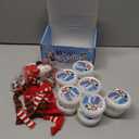 JOYIN Christmas Build a Snowman Craft Kit, 12 Pack Modeling Clay DIY Make a Snowman Kit for Christmas Arts and Craft Activities, Xmas Gift Stocking Stuffers for Kids, School Funny Toy Party Favor