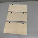 Yinder 3 Pieces Black and Gold Bathroom Wall Decor Wooden Rules Marble Style Farmhouse Wall Art Funny Hanging Signs for Bathroom Toilet Decor(Noble Style)