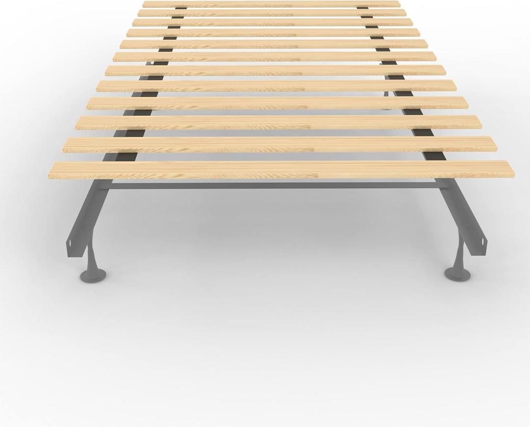 Greaton, 0.68-Inch Heavy Duty Horizontal Wooden Bunkie Board/Bed Slats, California King(72"), Beige