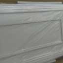 Art3d Drop Ceiling Tiles, 24x48in. White (12-Pack), Polyvinyl Chloride (PVC), Glue Down