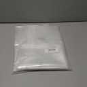 2 x YellyHommy Clear Waterproof Plastic Snap in Shower Curtain Liner Replacement with 2 Magnets 71" W x 66" L for 72" W x 87" L Transparent