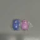 Nutty Toys Squishy Cat Set - 2" Soft Silicone Kawaii Kitties, Top Stress Relief Toy 2026 Unique Gifts for Teens Kids Women Men Adults Best Teenage Girls Teen Boy Tween Valentines Day, Easter Gift Idea (Blue/ Purple)