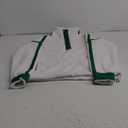 Panadila Womens Half Zip Sherpa Fleece Pullover Soft Oversized Sweatshirt with Pockets Warm Fuzzy Sweater (X-Small, White Green Combo)