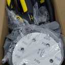 Drywall Sander with Vacuum Dust Collector, CUBEWAY 6.5A 780W Ceiling and Wall Sander Tool with 7 Variable Speed 900-1800RPM, Popcorn Ceiling Removal Tool, LED Light, 20pcs Sanding Discs