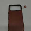 SHIELDON Leather Case for iPhone 17 Pro Max 6.9 Inch 2025 | [Camera Button Updated] | Compatible with Magsafe | Magnetic Wireless Charging | Comfort Grip | Metal Buttons | Camera Bezel - Retro Coffee