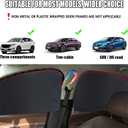XCBYT Car Window Shades - 4 Pack Car Window Covers 99% UV Protection Magnetic Fordable Privacy Sun Shade for Baby