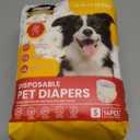 Dono Dog Diapers Female, Disposable Full Wrap with Stretchy Waist, 360 Leak-Proof, Absorbent, Heat Period Doggie Diapers for Small and Large Dogs for Heat, 14 PCS