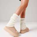 Lyrisiphy Slippers for Women Genuine Suede & Real Shearling Fur Lining - Memory Foam House Slippers for Women Indoor Use - Water Resistant Womens Clogs House Shoes for Women (8.5, Apricot)