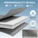 Bunkie Board Twin Size 38x75" 10mm Mattress Support - Heavy Duty Anti-Sag | Breathable, noise minimizing, moisture resistant, non-slip, low profile, for platform beds, slatted frames, box springs
