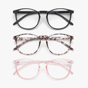 IBOANN Iconic Blue Light Glasses for Woman - Computer Glasses up to 99% Blue Light Blocking - Anti Eyestrain & UV Glare