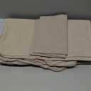 MooMee Bedding Duvet Cover Set 100% Washed Cotton Linen Like Textured Breathable Durable Soft Comfy (Heathered Tannish Linen Grey, Full 80"x90")