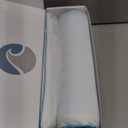 Bluewave Bedding Extra Slim Max Cool CarbonBlue Gel Memory Foam Pillow for Stomach and Back Sleepers - Thin, Flat Design with Advanced Cooling (1.75-Inch Height, Standard Size)