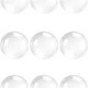 8 x 9pcs Wall Bumpers, Door Stoppers, Clear Wall Protectors, Door Bumpers for Doorknob, Furniture Bumpers,Reducing Noise,Protecting Walls, Used for Entrance Door,Cabinet Door,Fridge Door(25*25mm) (25*25mm(0.98*0.98in))