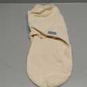 SwaddleMe by Ingenuity Muslin Original Swaddle, 100% Cotton, Size Small/Medium, for Ages 0-3 Months, 7-14 Pounds, Up to 26 Inches Long, 1.5 TOG - Cream