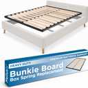 Meliusly Full Size Bunkie Board (53.3x74.3) - Heavy Duty Wood Bed Slats