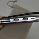 UtechSmart USB C Docking Station Triple Monitor - Universal Laptop Docking Station 12 in 1 for Thunderbolt 3/4, USB C Dock with USB 3.0 and 4K HDMI for MacBook Pro/Air/M1/M2 & Windows Gray