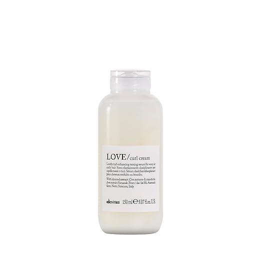 Davines LOVE Curl Cream, Lightweight LeaveOn Serum for Wavy and Curly Hair  Defines Curls for Better Softness & Shine without Leaving Residue with Almond Extract, 5.07 Fl Oz