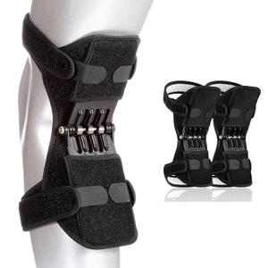 Joint Power Support Knee Brace with 4 Springs, Ergonomic Knee Stabilizer Pad, Inspired Lift Brace,Adjustable Knee Stabilizer Pads,Pain Relief (2 Pack)