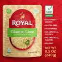 Royal Cilantro Lime Basmati Rice - Ready to Heat Basmati Rice - (6 Pack) 8.5 oz Microwaveable Pouch