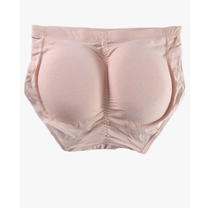 Women's padded underwear Padded Pants Shaper Seamless Fake Ass Pads Panties Removable 2 Pads Size M