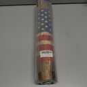 Mouse Pad 31.5 X 15.7 in, Extended Large Mat with Stitched Edges, Non-Slip Rubber Base, Home Office Desk Decor Accessories for Computer Laptop Work Gaming (Retro Wood Old USA Flag)