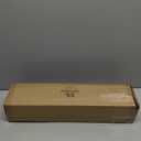 Black Curtain Rods 32 to 120 Inches, HOTOZON 1 Inch Heavy Duty Curtain Rods for Windows 20 to 110 Inches(1.6-9.1 ft), Telescoping Adjustable Drapery Rod with Simple End Cap Finials