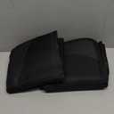 Helteko Carseat Protector with Thickest Padding, 2 Pack Auto Seat Pad from Waterproof & Stain Resistant for Child Baby , Kick Mat Material for Leather and Fabric Seat (Black)