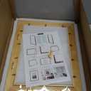 Double UV Glass Frames for Pressed Flowers Frame 11x14 Shadowbox Frames Black Walnut Wood Floating Frame 16x20 Artist Gallery Picture Frames For Wedding Flowers, 11x14/UV Crystal Glass