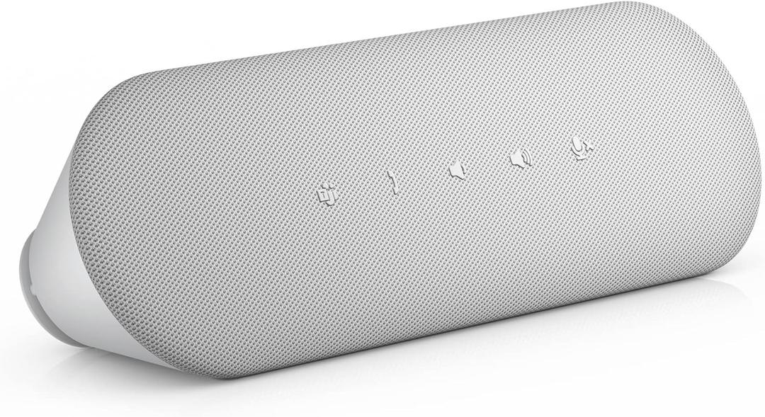 Dell SP3022 USB Computer Speaker for PC, Laptop, Monitor, Business Conference-Mini Soundbar Speakerphone, AI Noise Echo Cancellation, Full Duplex Audio, 2 x 1.8W, MS-Teams Certified - Platinum Silver