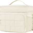 Puffer Cooler Bag 32 Cans Insulated Soft Sided Cooler Double Deck Collapsible Lunch Box for Picnic, Beach, Hiking, Camping, Work, Travel
