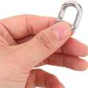 Veemoon 5Pcs Stainless Steel Quick Link Chain Connectors Heavy Duty Chain Link Connectors for Industrial Lifting and Mechanical Equipment