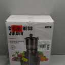 Juicer Machines with 5.8" Large Feed Chute, Cold Press Juicer for Whole Vegetables and Fruits 400W, Slow Masticating juicer Easy to Clean Juice Extractor Machine High Juice Yield (Titanium Gray)