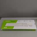 seenda Bluetooth Keyboard and Mouse Combo for Mac, SKM64-2 Rechargeable Slim Wireless Keyboard Mouse Compact, 3 Multi-Device Connection, Compatible for Mac, MacBook Pro/Air, iPad, iPhone, White Silver