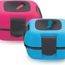 Pinnacle Insulated Leak Proof Lunch Box for Adults and Kids - Thermal Lunch Container With NEW Heat Release Valve 16 oz ~Set of 2~ Blue-Pink