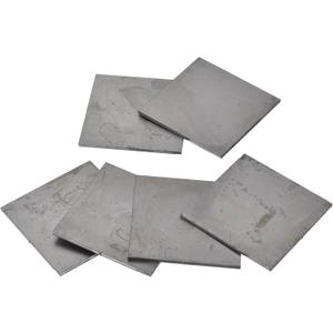 uxcell 2x2 Inch Mild Steel Welding Plate, 11 Gauge Welding Practice and Training for MIG, TIG, ARC, Gas, Stick, 6PCS